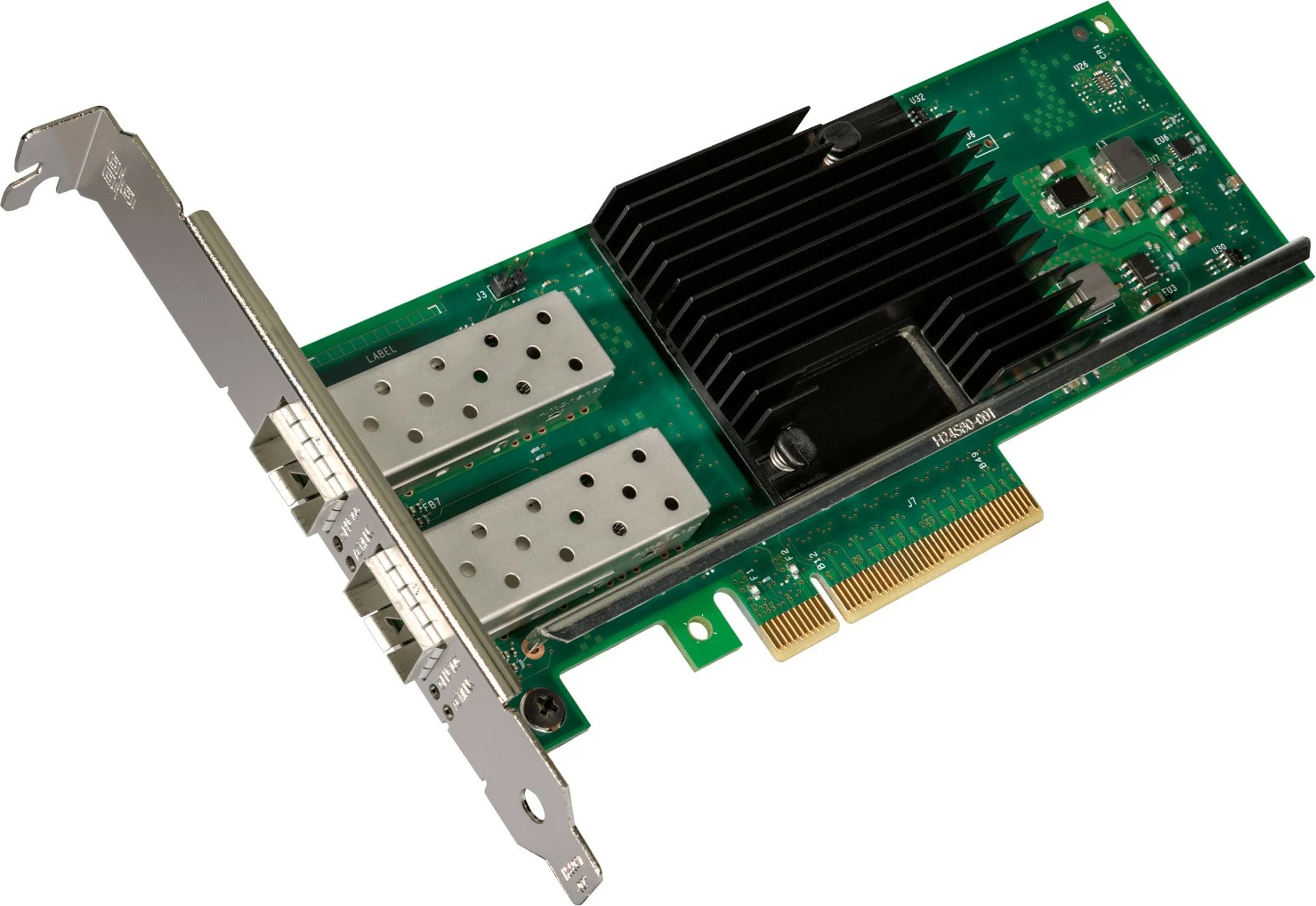 Omrežna kartica Intel X710DA2, PCI Express, optična, 10000 Mbit/s, črno-zelena