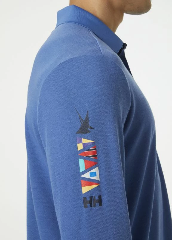 Majica Skagerrak Quickdy Rugger, Helly Hansen, moška, modra