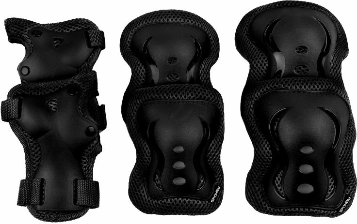 Mladinski zaščitni set Spokey, črn