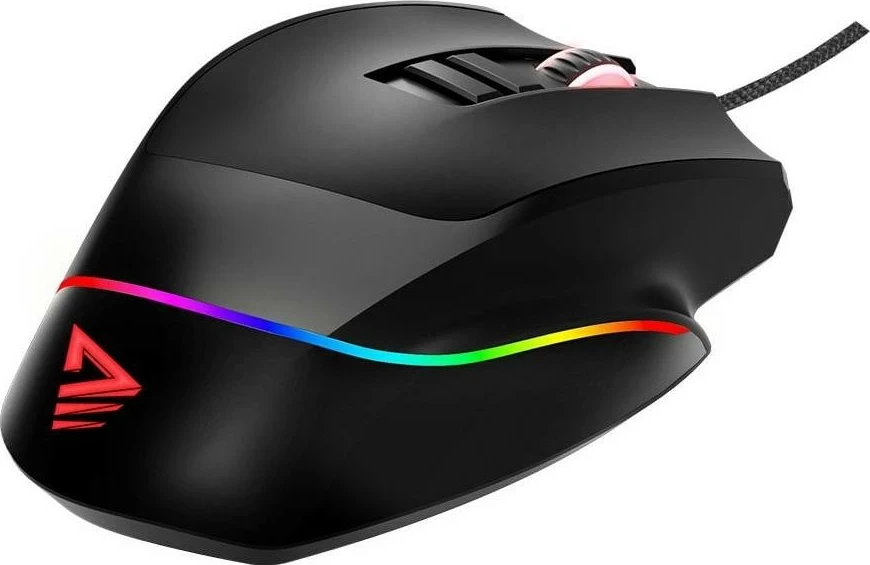 Gaming miška Savio Valiant, RGB, 12400 DPI, črna