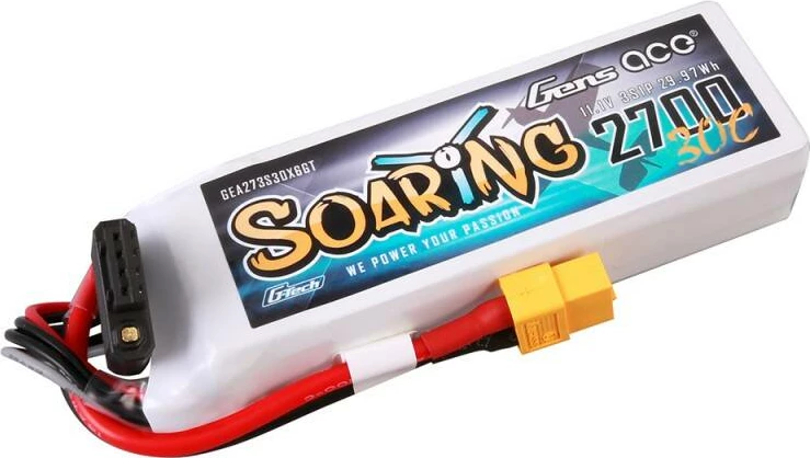 LiPo baterija G-Tech Soaring 2700mAh 11,1V 30C, Gens ace, XT60