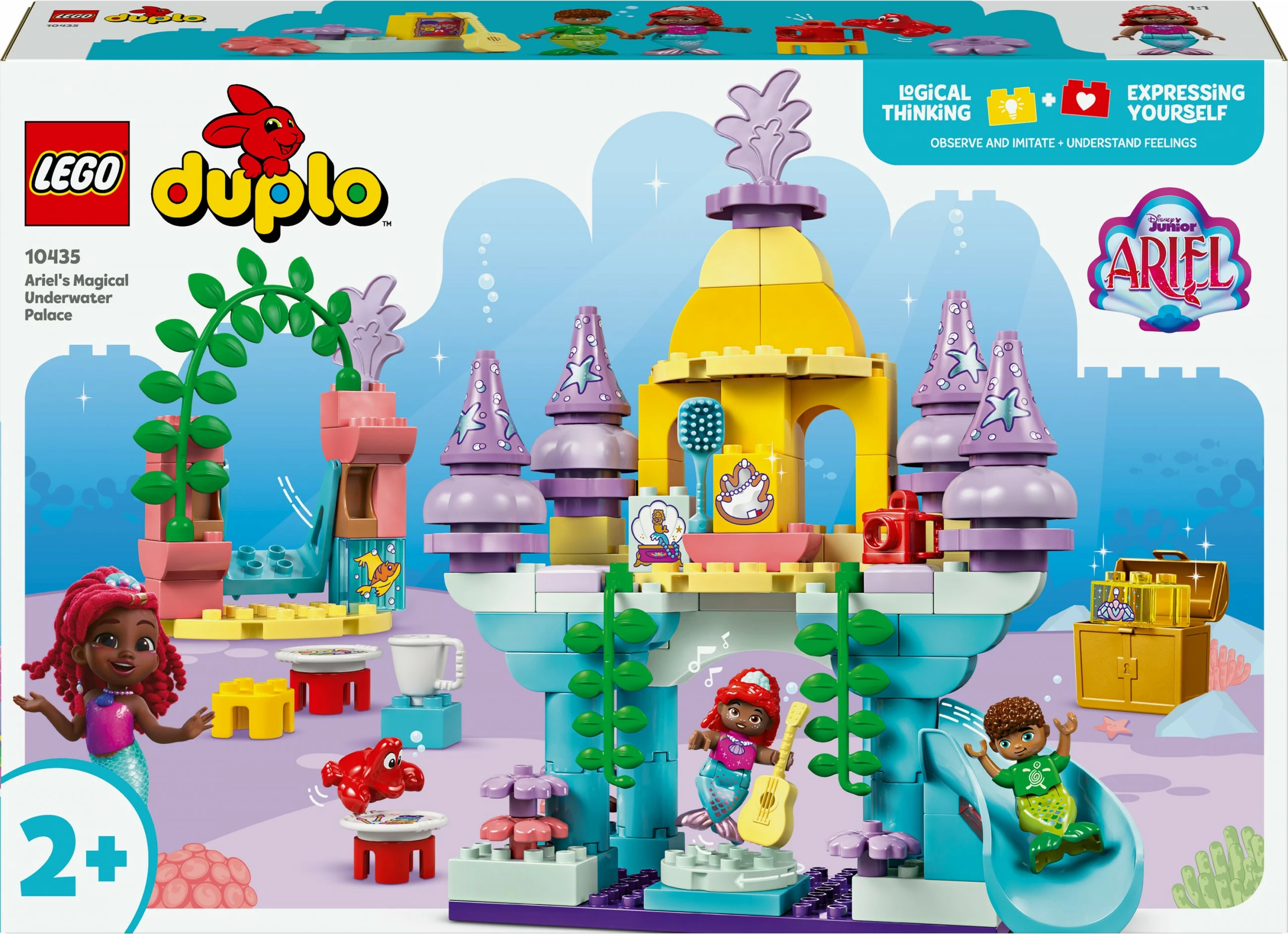Magični podvodni grad Ariel Disney LEGO DUPLO 10435, večbarven