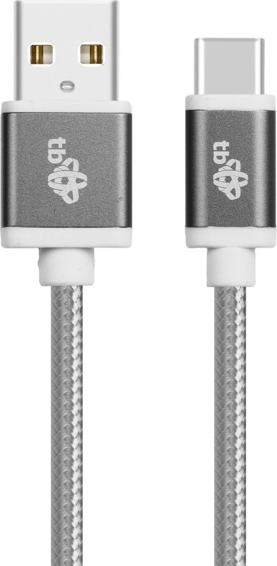 Kabel USB v USB Type-C TB AKTBXKUCSBA150S, 1,5 m, sivi
