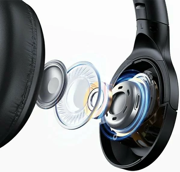 Slušalke over-ear USAMS US-YH, Bluetooth 5.3, črne