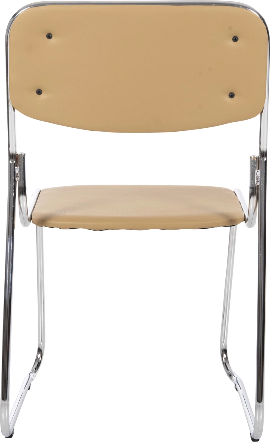 Konferenčni/obiskovalni stol MABEL FH1019.07 kromiran okvir-mocha PU 47x48x78Hcm