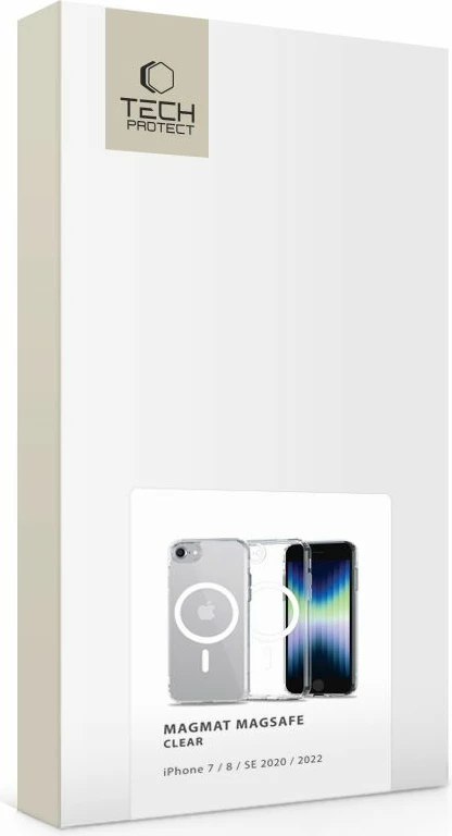 Ovitek Tech-Protect MagMat za iPhone 7/8/SE 2020/SE 2022, prozoren
