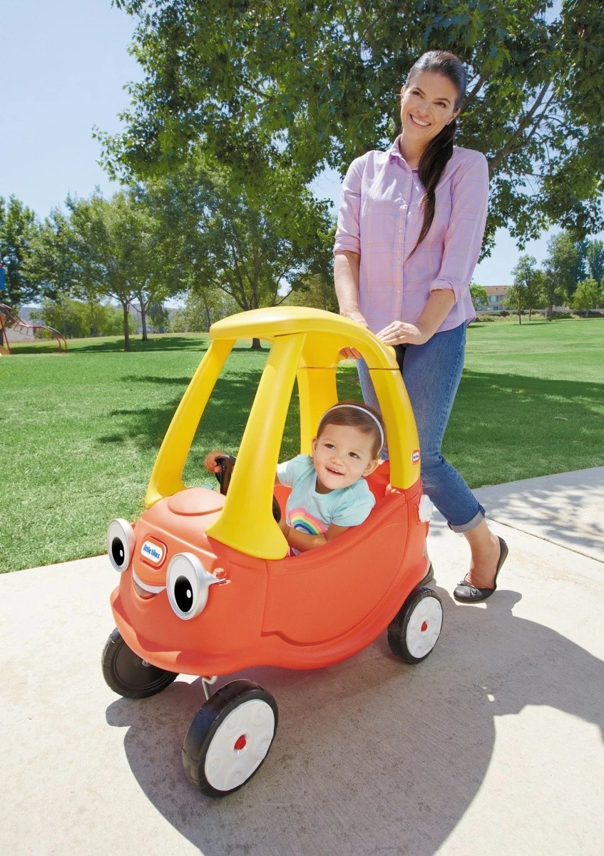 Igračeča voziček z novimi očmi, rdeče/rumen Little Tikes Cozy Coupe