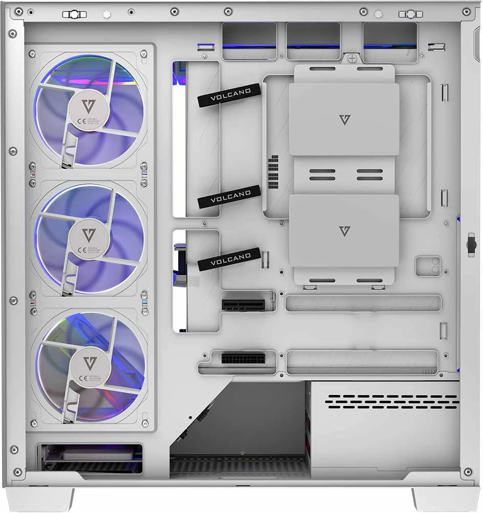 Računalniško ohišje, midi ohišje MODECOM Volcano Stellar 8F ARGB 20, belo