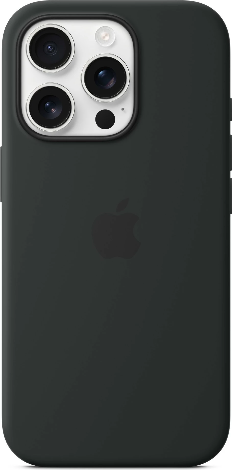Silikonska zaščita z MagSafe za Apple iPhone 16 Pro, črna