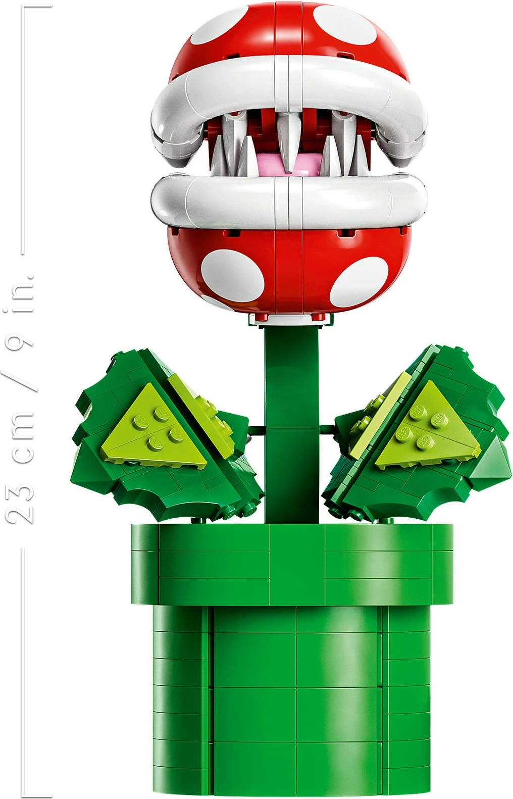 Model za razstavo Piranha Plant LEGO Super Mario, 540 kosov, večbarven