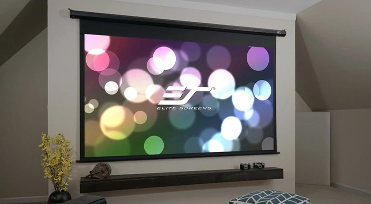 Projektorski ekran, Elite Screens M92UWH, ročni, 92 palcev, 16:9, črn