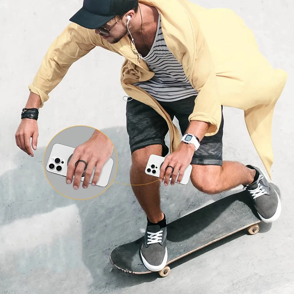 Magnetni ovitek za telefon Tech-Protect MMR100 z MagSafe, siv