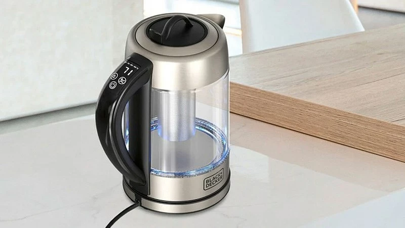 Električni čajnik, 1,7 L, prozoren Black+Decker BXKE2205E