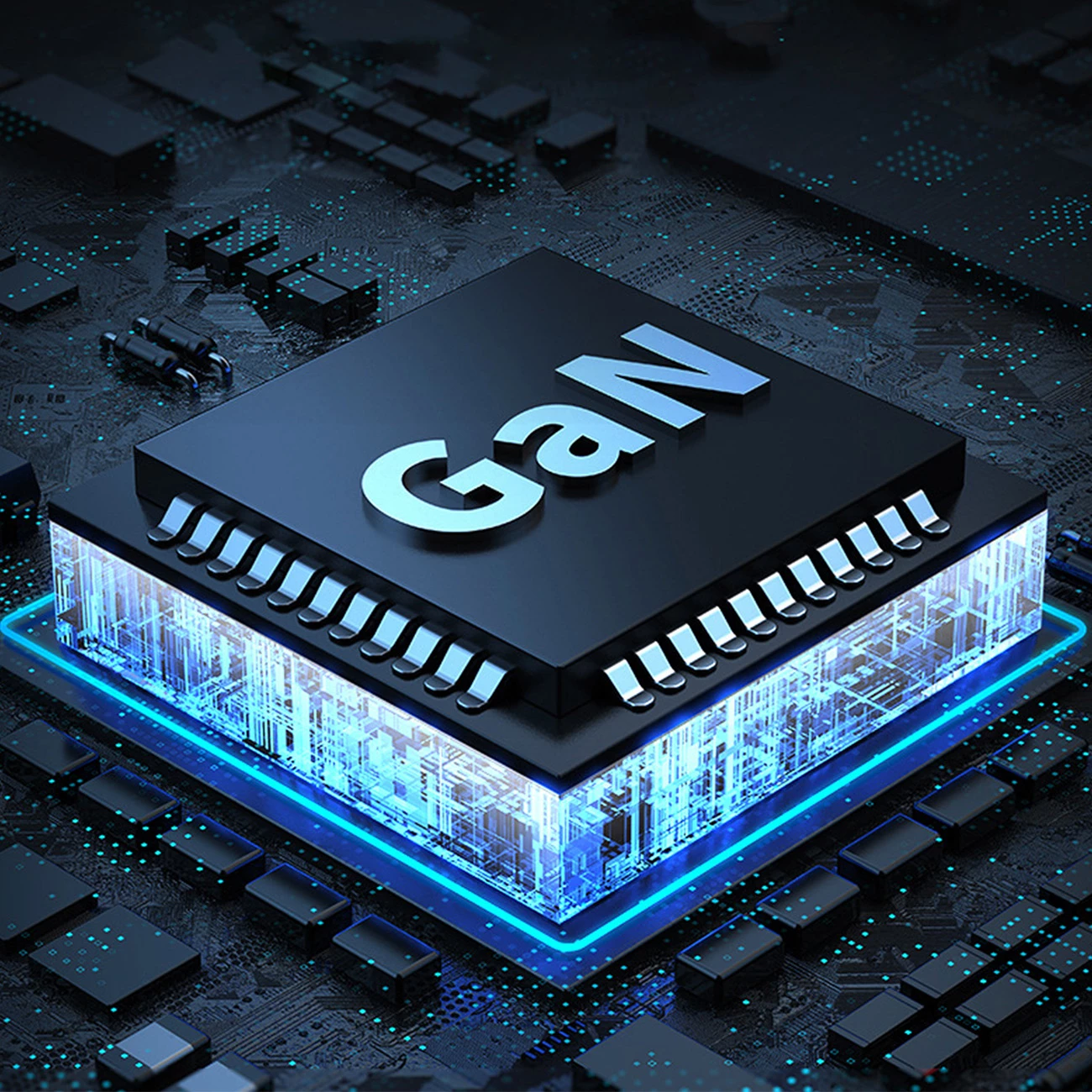 Stenski polnilec Choetech PD6005, 140 W, 4 vrata (2x USB-C, 2x USB), črn