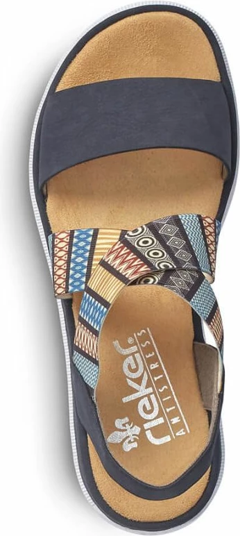 Udobne sandale Rieker, večbarvne