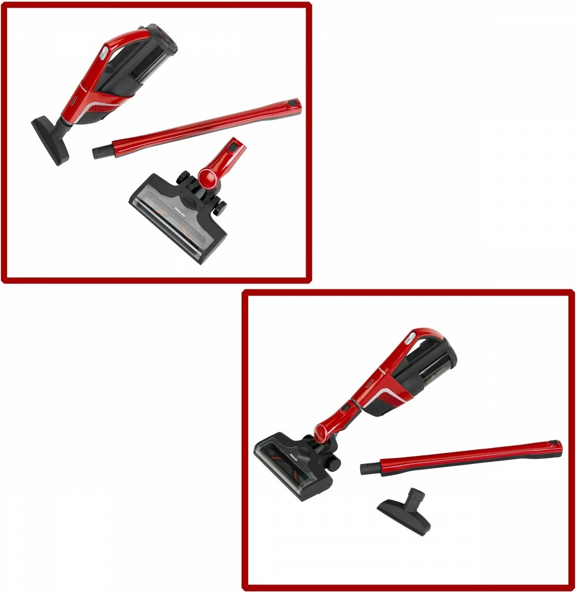 Igrača sesalnik na baterije, Miele Triflex Klein, za otroke, 80 cm, rdeče/črn