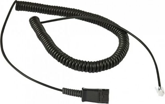 Kabel Plusonic ALLNET 100-009-P, RJ-9 na QD, črn