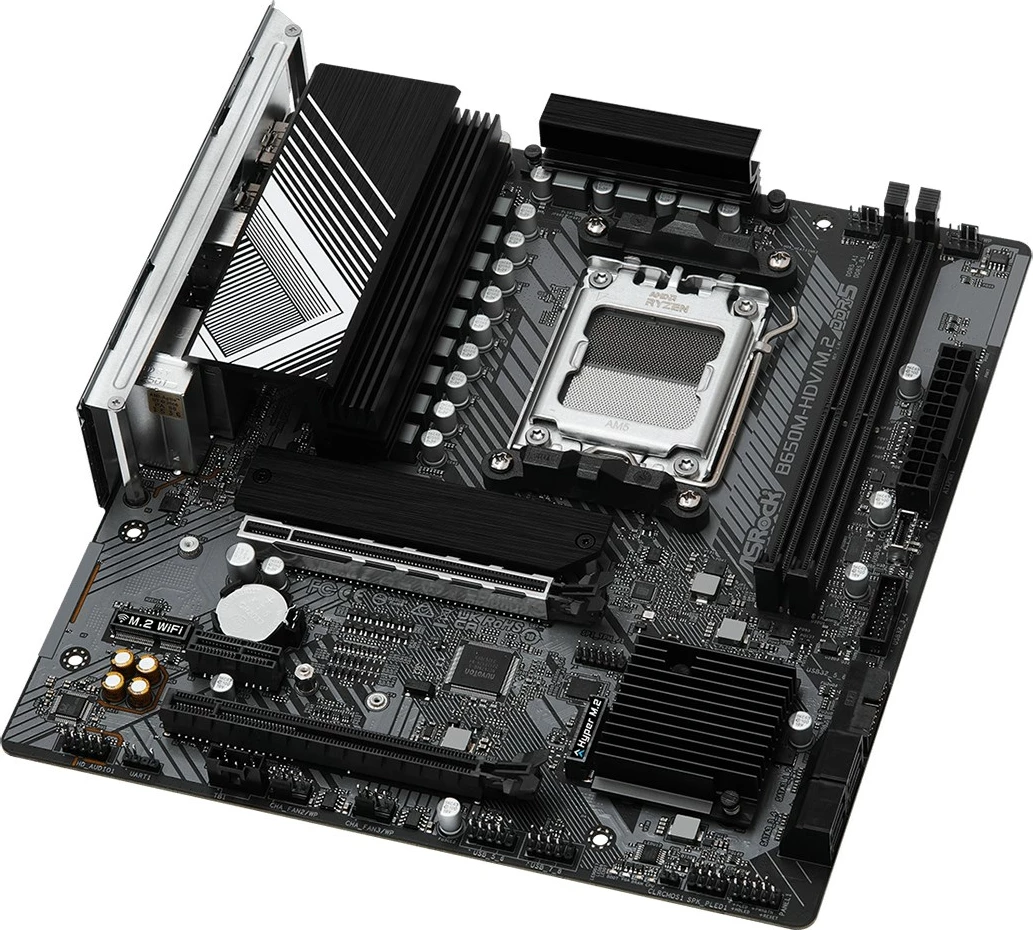 Plošča za matično ploščo Asrock B650M-HDV/M.2, Socket AM5, micro ATX