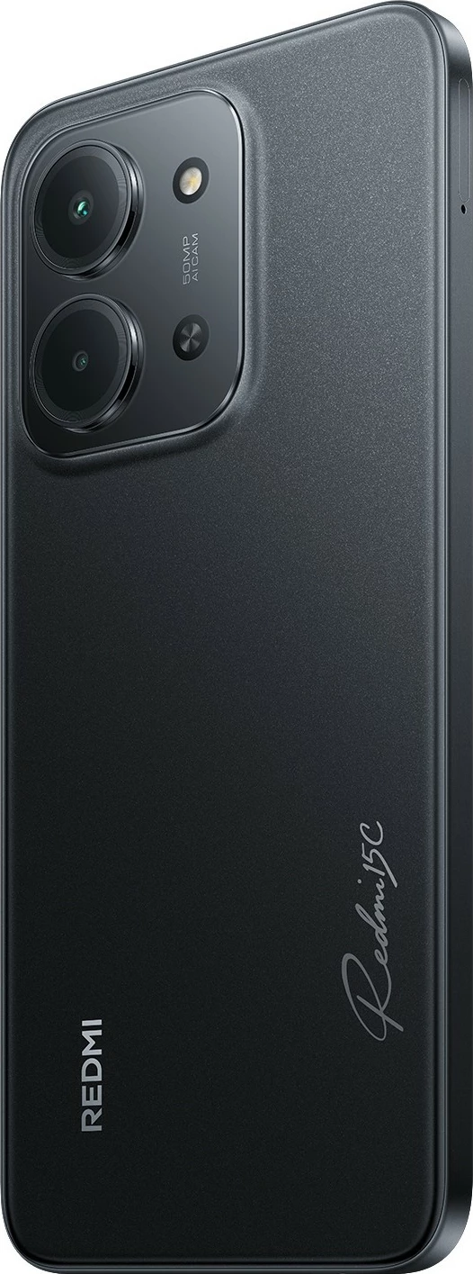 Pametni telefon Xiaomi Redmi 15C, 4 GB RAM, 256 GB, Dual SIM, nočno črn