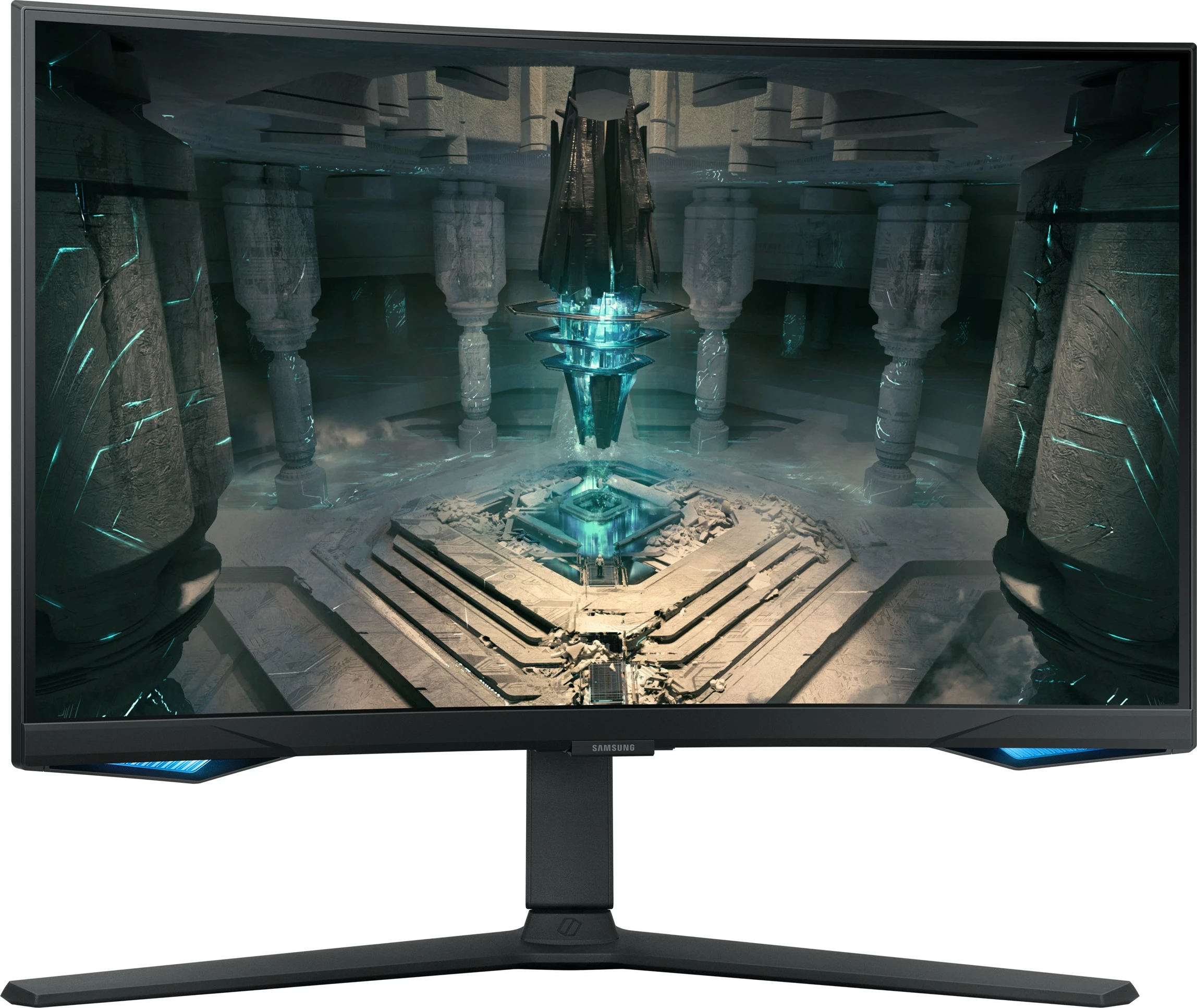 Zakrivljen 27" Quad HD monitor, Samsung LS27BG650EU, 1 ms, črn