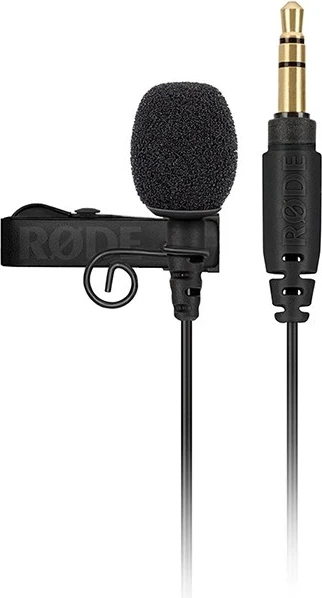 Mikrofon lavalier profesional, Rode Lavalier GO, bel/črn