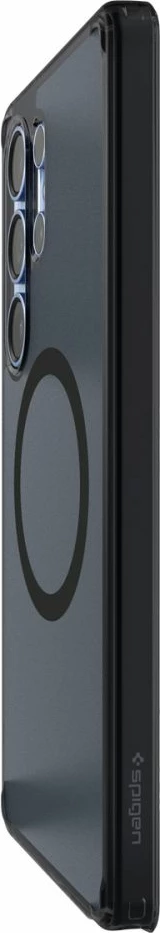Ovitek za telefon Spigen Ultra Hybrid Mag za Samsung Galaxy S25 Ultra, črn