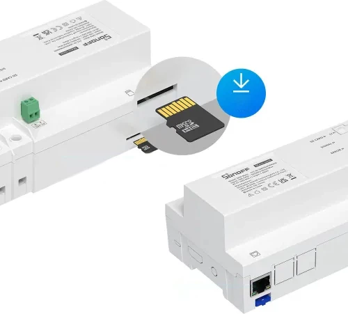 Inteligenten stikalo Sonoff SPM-Main, merilec energije, Wi-Fi/Ethernet, bel