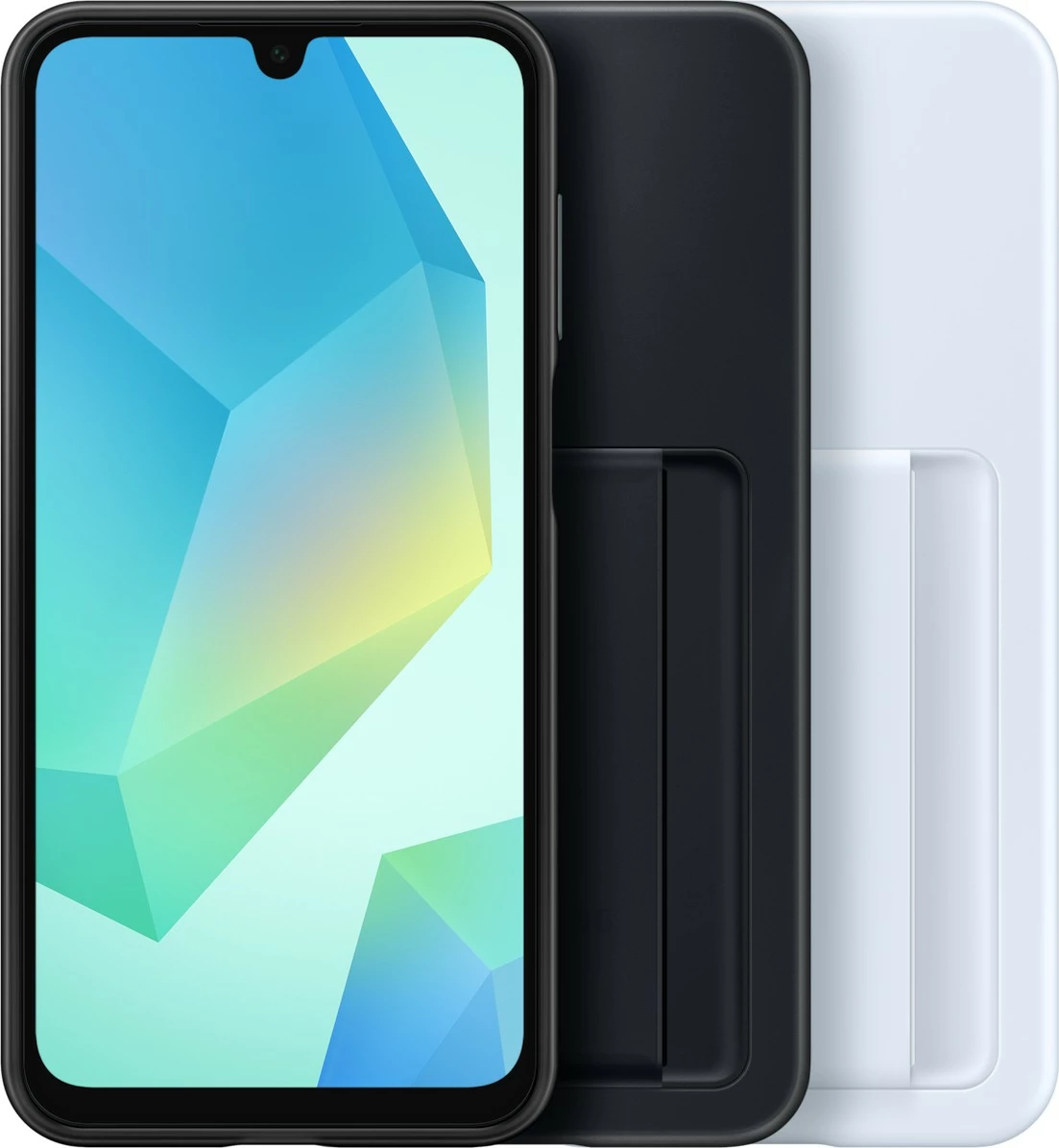 Ovitek za Samsung Galaxy A16 5G, s prostorom za kartico, črn