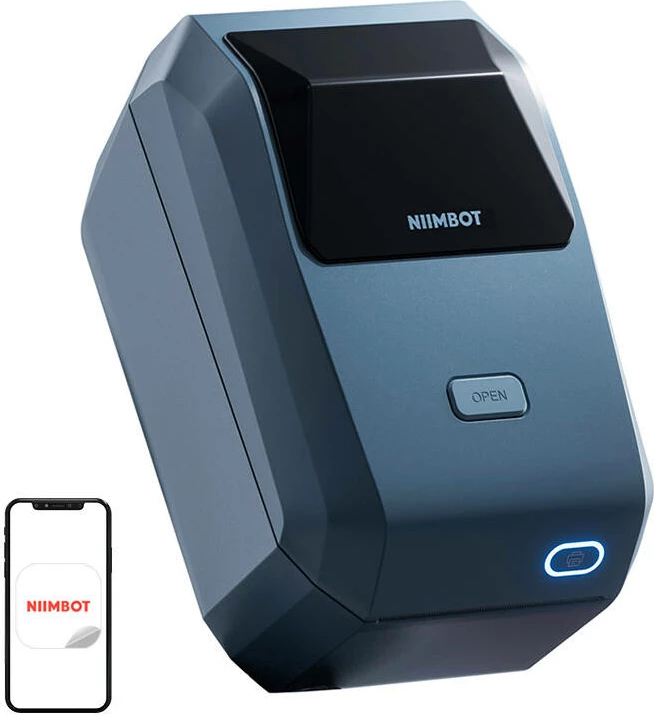 Prenosni tiskalnik etiket NIIMBOT K3, Bluetooth/USB, modra