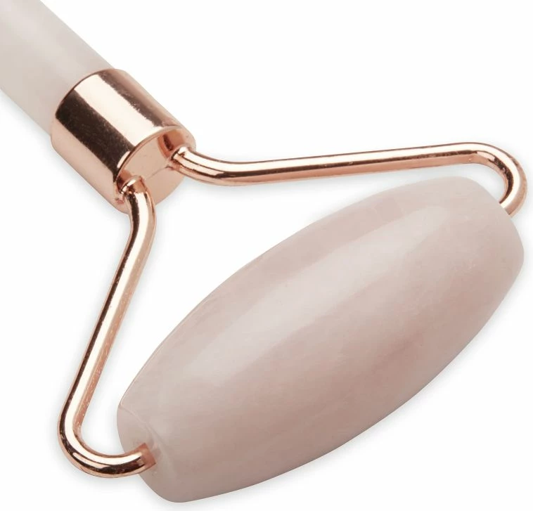 Masirni pripomoček za obraz iz rožnatega kvarca, Gaiam, unisex, roza