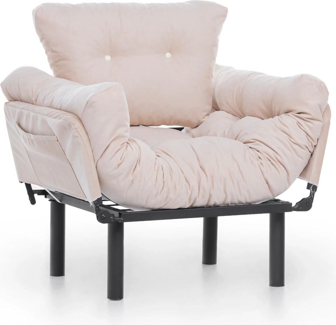 Naslonjač Wing Nitta Single, Atelier del Sofa, krem