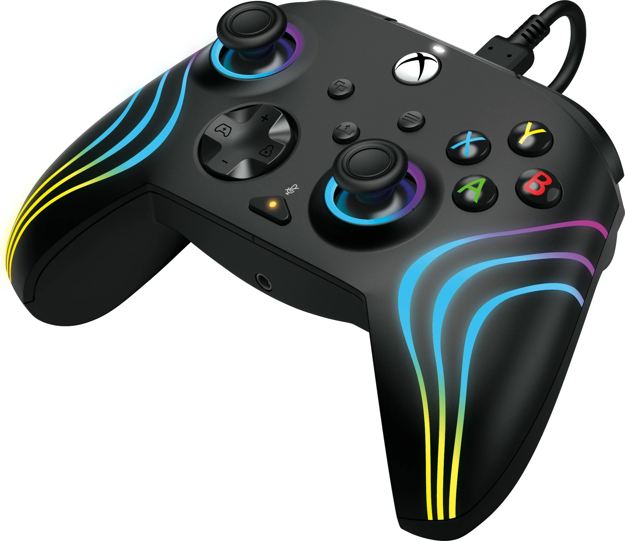Žičen igralni kontroler PDP Afterglow Wave, PC, Xbox One, Xbox Series S/X, USB, črn