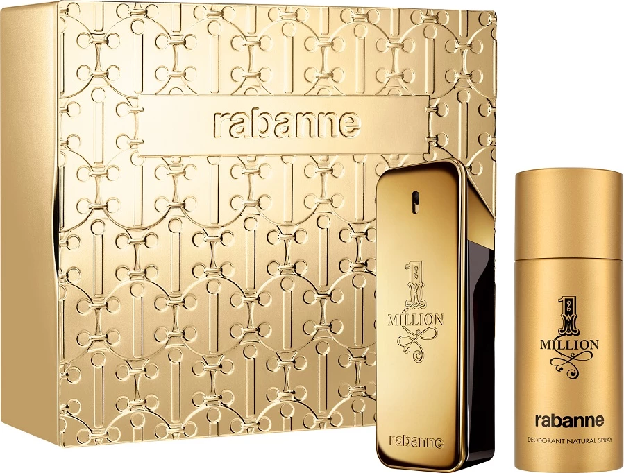 Set dišave in deodoranta za moške, Paco Rabanne 1 Million, 100 ml + 150 ml