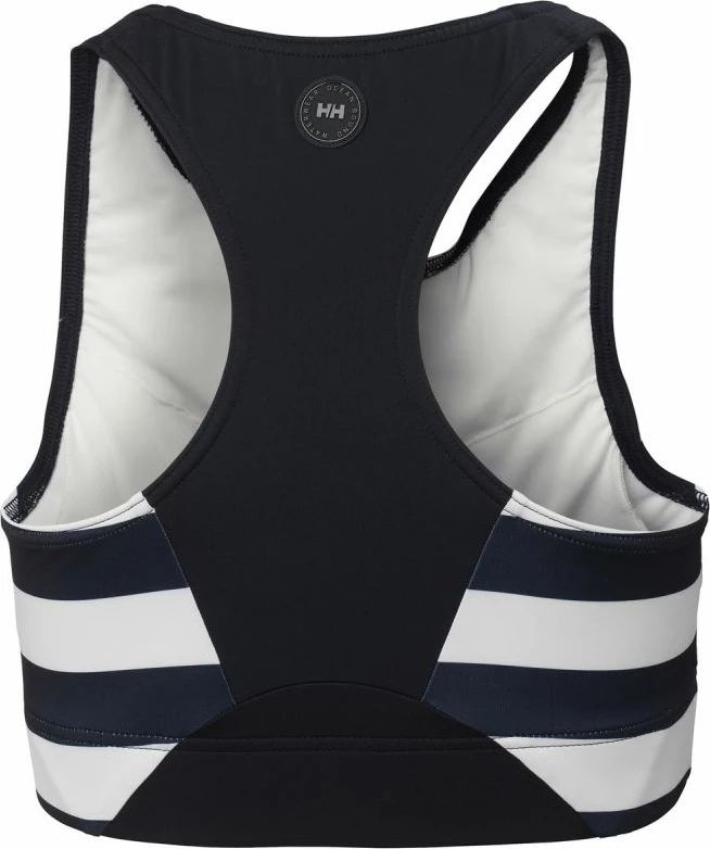 Kratka majica za ženske, Helly Hansen, bela in mornarsko modra