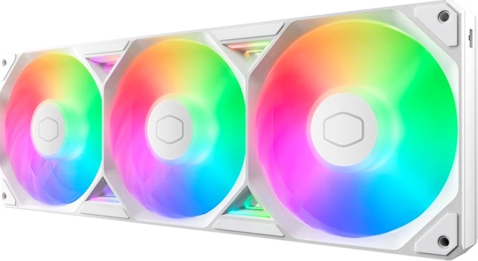 Ventilatorji SickleFlow Edge 360 ARGB, beli, set 3 kosov Cooler Master