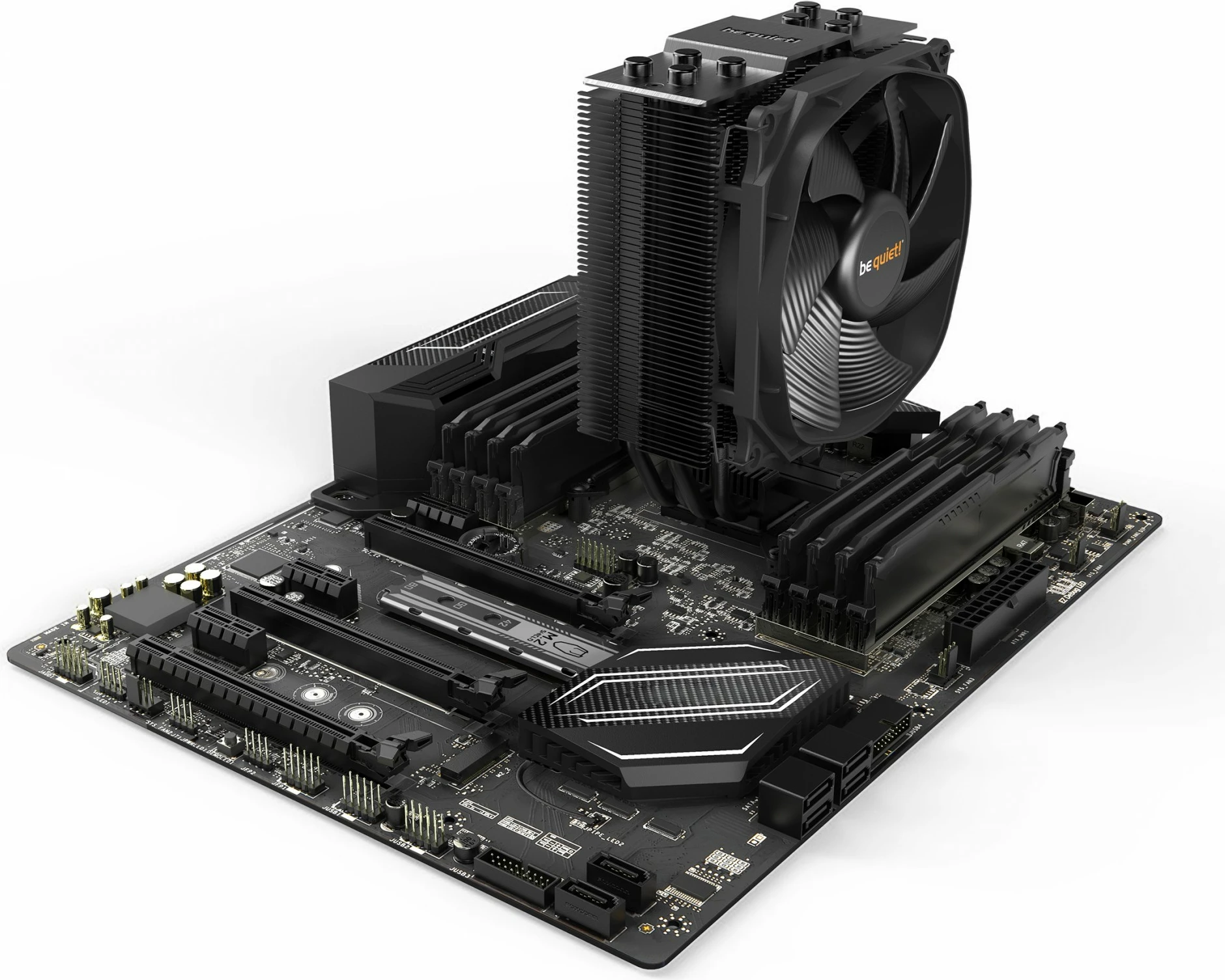 Visokozmogljiv CPU hladilnik be quiet! Dark Rock Slim, 12 cm, 1500 RPM, 11 dB, 23,6 dB, črn