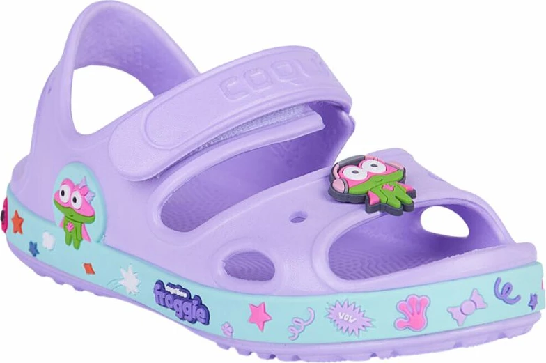 Sandali za otroke Coqui, vijolično