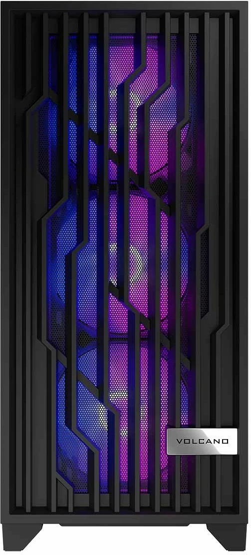 Računalniško ohišje MODECOM Volcano Perun Apex ARGB Midi, črno