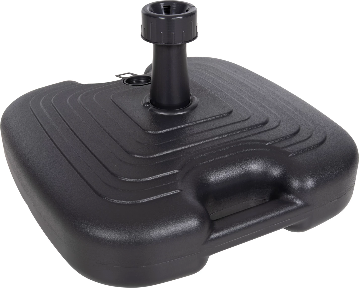 Plastično stojalo za dežnik z ročajem SOLBAS FH6112.02 antracitna barva - za drog 20/38mm 45x11Hcm