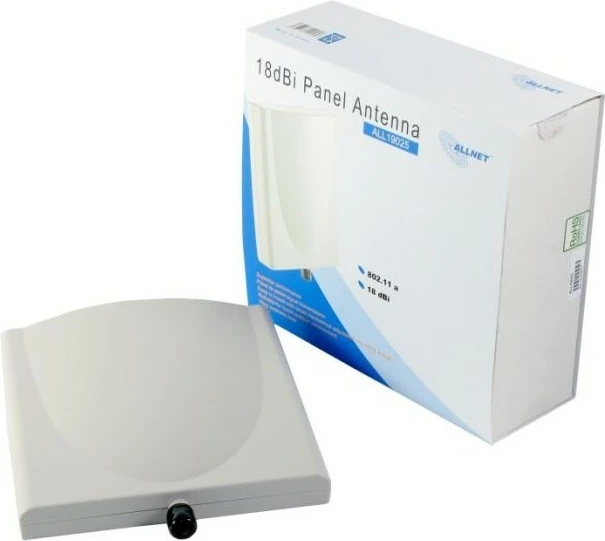 Sektorska antena ALLNET ALL19025, DualBand 2,4/5 GHz, 18 dBi, N-type, sivo/bele