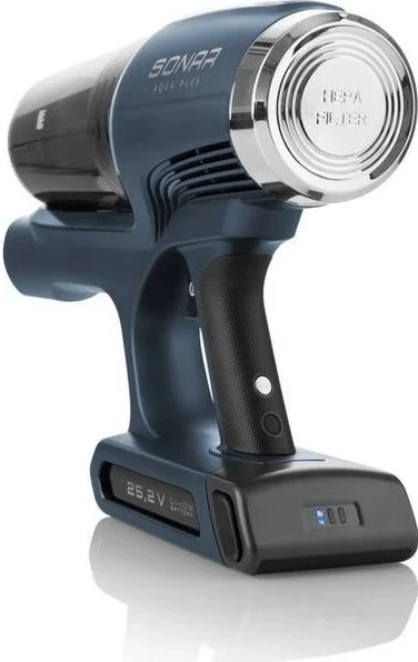 Sesalnik na baterijo Sonar Aqua+ 323290000, 6 stopenj, 500 ml, moder