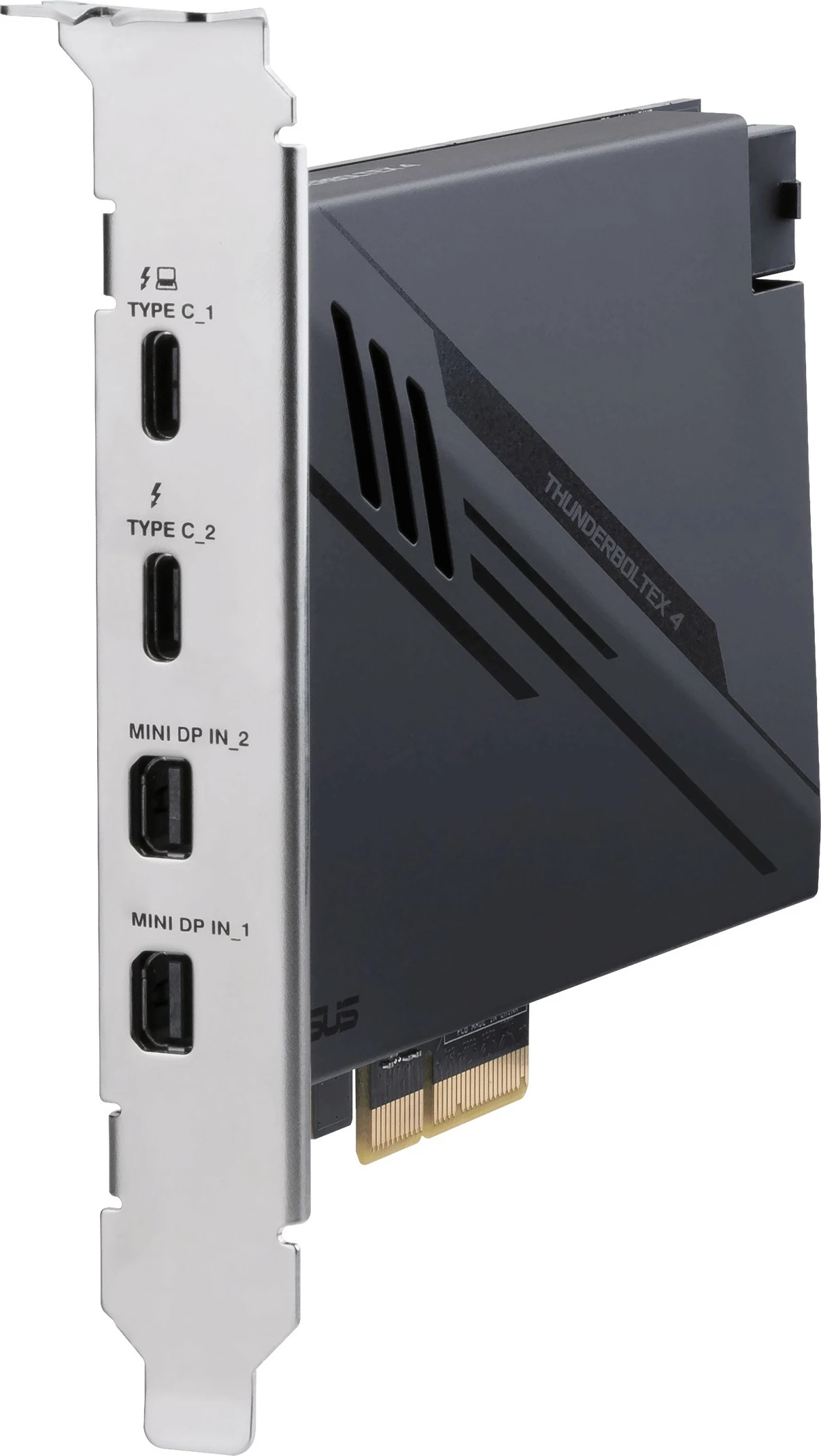 Razširitvena kartica ThunderboltEX 4, PCIe, Thunderbolt 4, USB 3.2 Gen 2, ASUS, črna