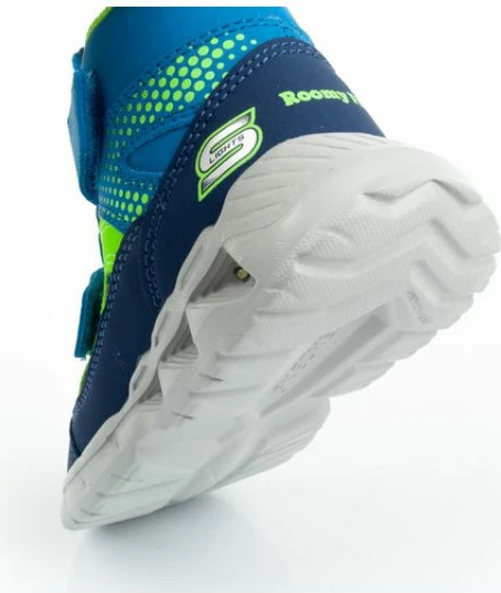 Superge zimske z LED lučmi Skechers Jr 401507N/NVLM, modre