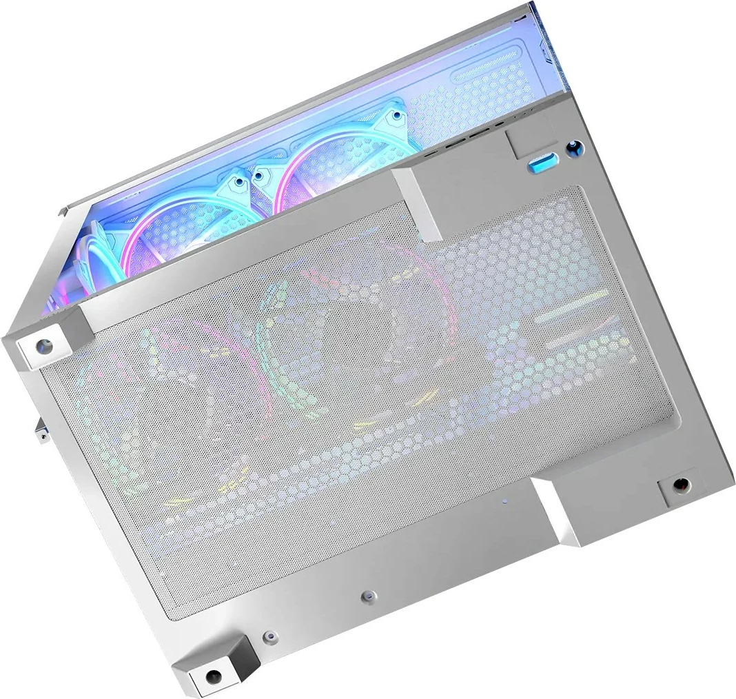 Računalniško ohišje MODECOM Volcano Panorama APEX ARGB 7F Midi, belo