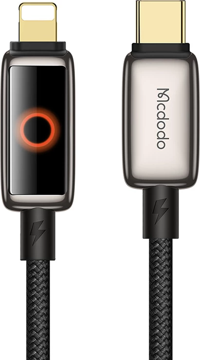 Kabel USB-C na Lightning Mcdodo CA-6670, 1.2 m, črn