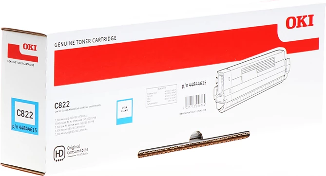 Toner kartuša OKI 44844615, 7.300 strani, cijan