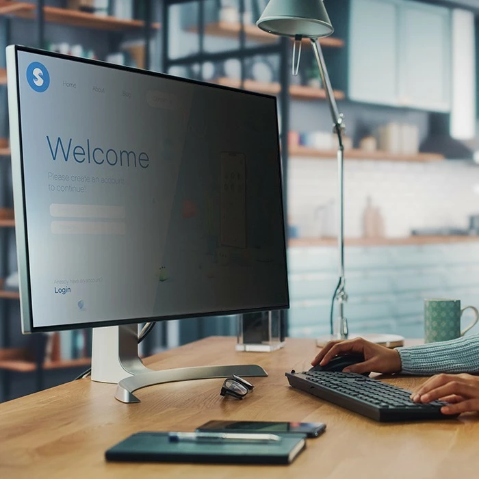 Zasebni filter 23,6", 16:9, Qoltec RODO