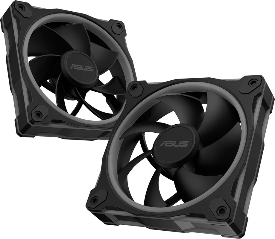 Ventilatorji za ohišje računalnika ASUS Prime MR120 ARGB, 12 cm, 3 kos, črn