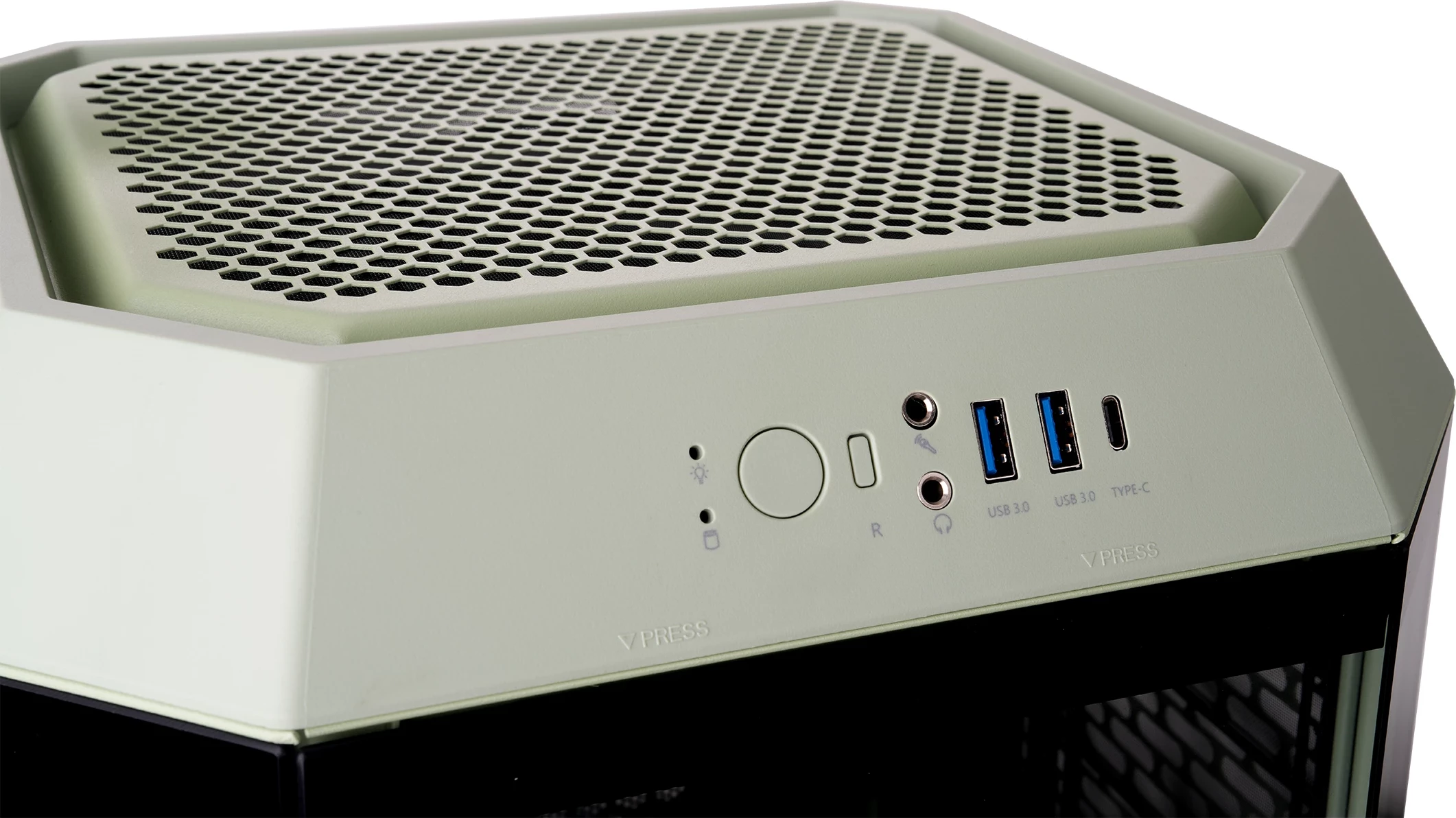 Mini ohišje z zelenim ohišjem Thermaltake The Tower 250 TG, Matcha Green