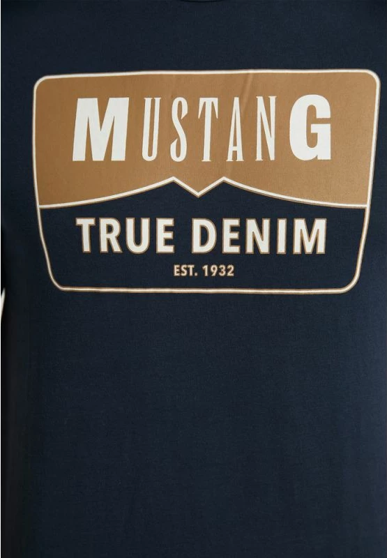 Majica Mustang za moške, temno modra
